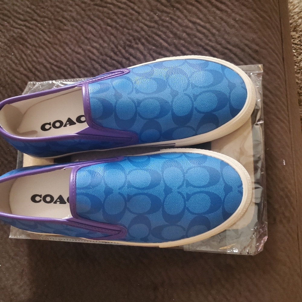 Men's Coach slip on shoes